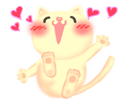 Cat and Bird friends sticker #13300202