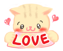 Cat and Bird friends sticker #13300204