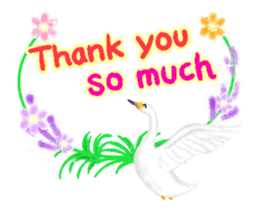 Cat and Bird friends sticker #13300208