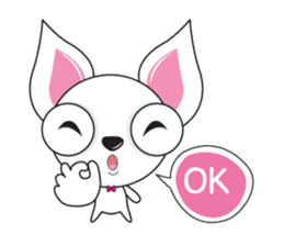 Cute Dog Kaolao sticker #13300276