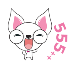 Cute Dog Kaolao sticker #13300277