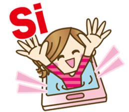 Spanish cute girl2 sticker #13300487