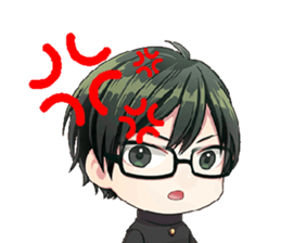 Ike-Koe high school detective club sticker #13300576