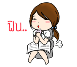 Thai students use for success sticker #13300640