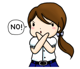 Thai students use for success sticker #13300644