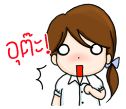Thai students use for success sticker #13300646