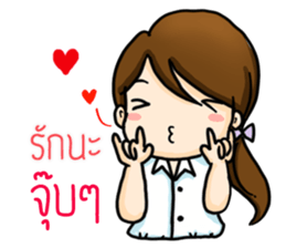 Thai students use for success sticker #13300655
