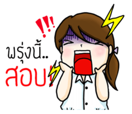 Thai students use for success sticker #13300658