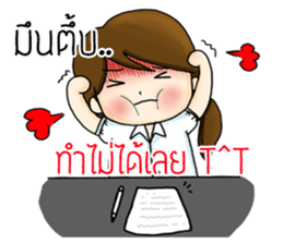 Thai students use for success sticker #13300659