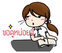 Thai students use for success sticker #13300660