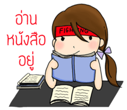 Thai students use for success sticker #13300662