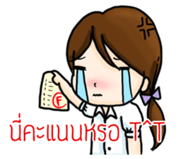 Thai students use for success sticker #13300664