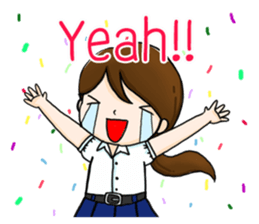 Thai students use for success sticker #13300671
