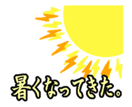 Anime "Weather conditions & Greeting" sticker #13300880