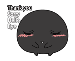 Monster black & white-Playfully articles sticker #13300901