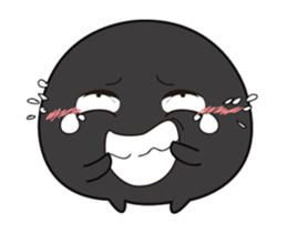 Monster black & white-Playfully articles sticker #13300903