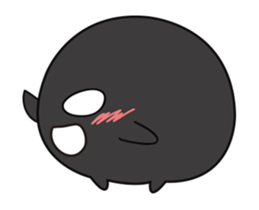 Monster black & white-Playfully articles sticker #13300907