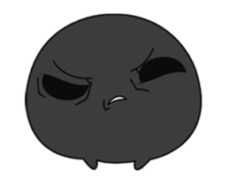 Monster black & white-Playfully articles sticker #13300908