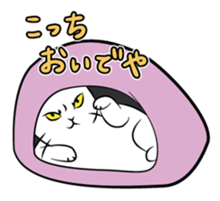 The cat has a heinous face sticker #13301353