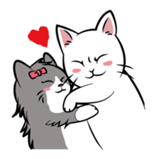 The cat has a heinous face sticker #13301375