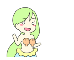 Moving doll sticker #13301404