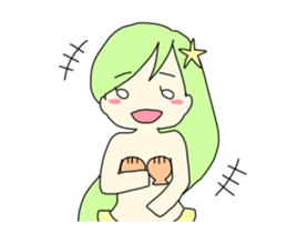 Moving doll sticker #13301410