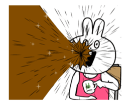 Move super rabbit sticker #13301929