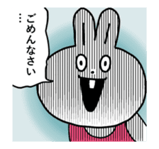 Move super rabbit sticker #13301933