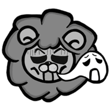 disable lion sticker #13302231