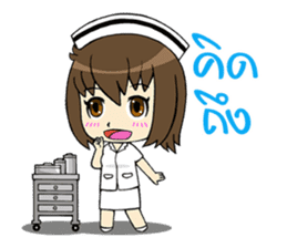 Cute Litle Nurse sticker #13302314