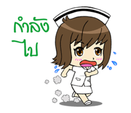 Cute Litle Nurse sticker #13302325