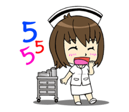Cute Litle Nurse sticker #13302335