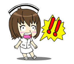 Cute Litle Nurse sticker #13302338