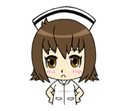Cute Litle Nurse sticker #13302343