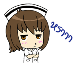 Cute Litle Nurse sticker #13302345