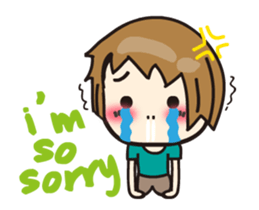 Volunteer life __01 volunteer work up sticker #13302356