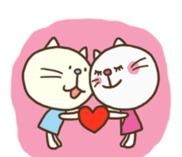 Heart Cat (Lovely) sticker #13302736