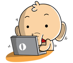 Ijah! the Weird Baby Elephant sticker #13302863