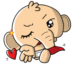 Ijah! the Weird Baby Elephant sticker #13302864