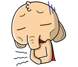 Ijah! the Weird Baby Elephant sticker #13302868