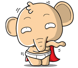 Ijah! the Weird Baby Elephant sticker #13302871