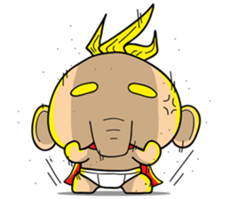 Ijah! the Weird Baby Elephant sticker #13302873