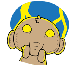 Ijah! the Weird Baby Elephant sticker #13302876