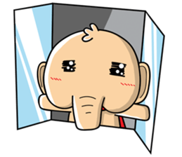Ijah! the Weird Baby Elephant sticker #13302877