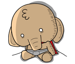Ijah! the Weird Baby Elephant sticker #13302880