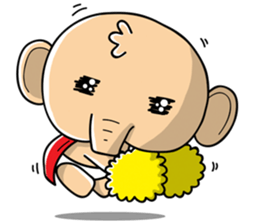 Ijah! the Weird Baby Elephant sticker #13302884