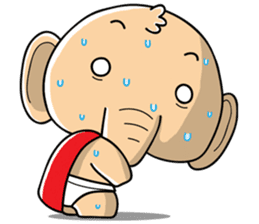 Ijah! the Weird Baby Elephant sticker #13302888