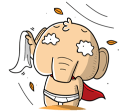 Ijah! the Weird Baby Elephant sticker #13302894