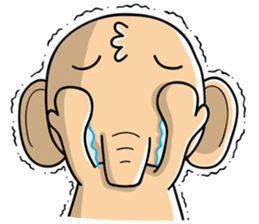 Ijah! the Weird Baby Elephant sticker #13302895