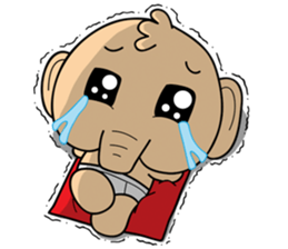 Ijah! the Weird Baby Elephant sticker #13302896